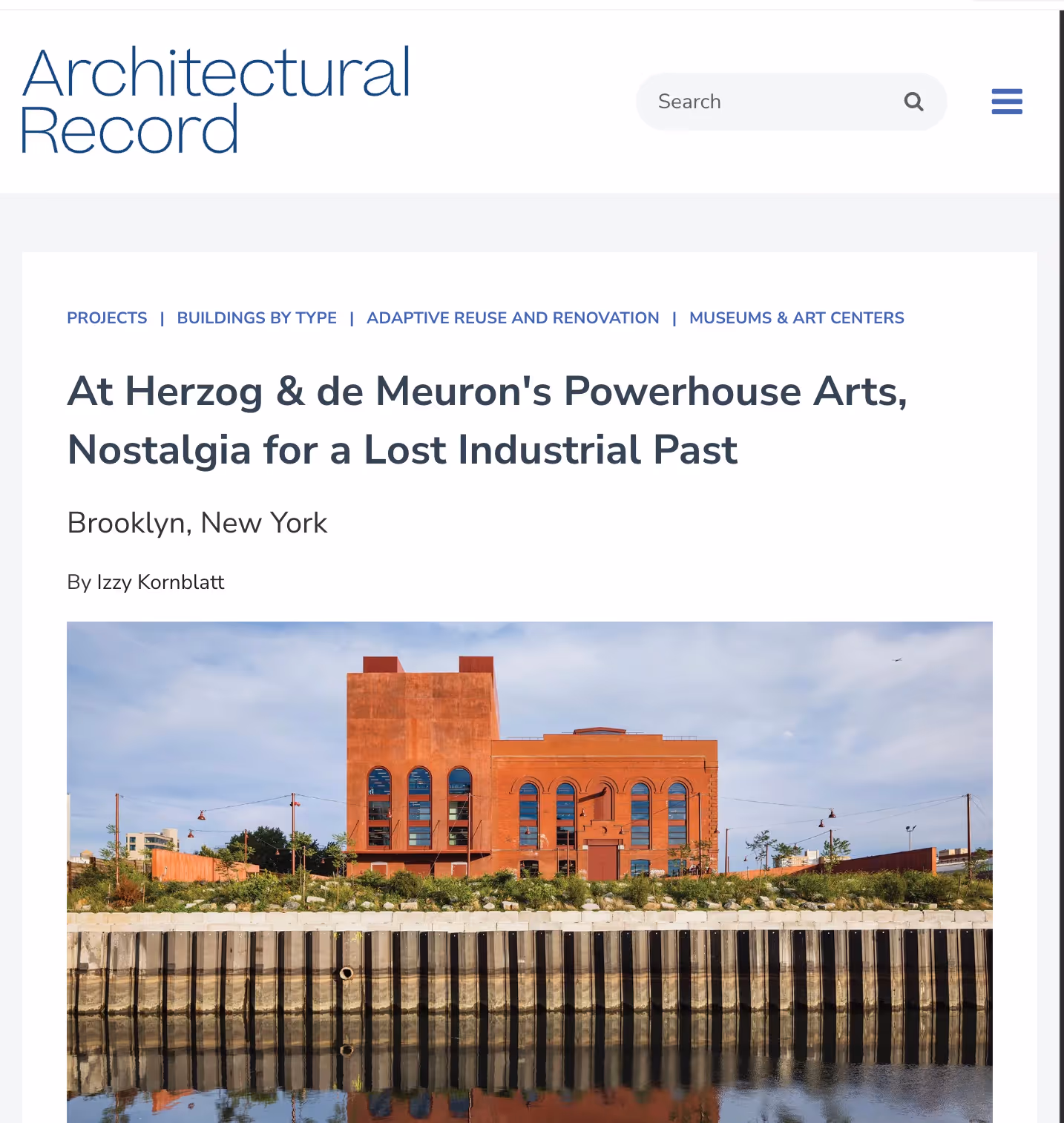 At Herzog & de Meuron's Powerhouse Arts, Nostalgia for a Lost Industrial Past