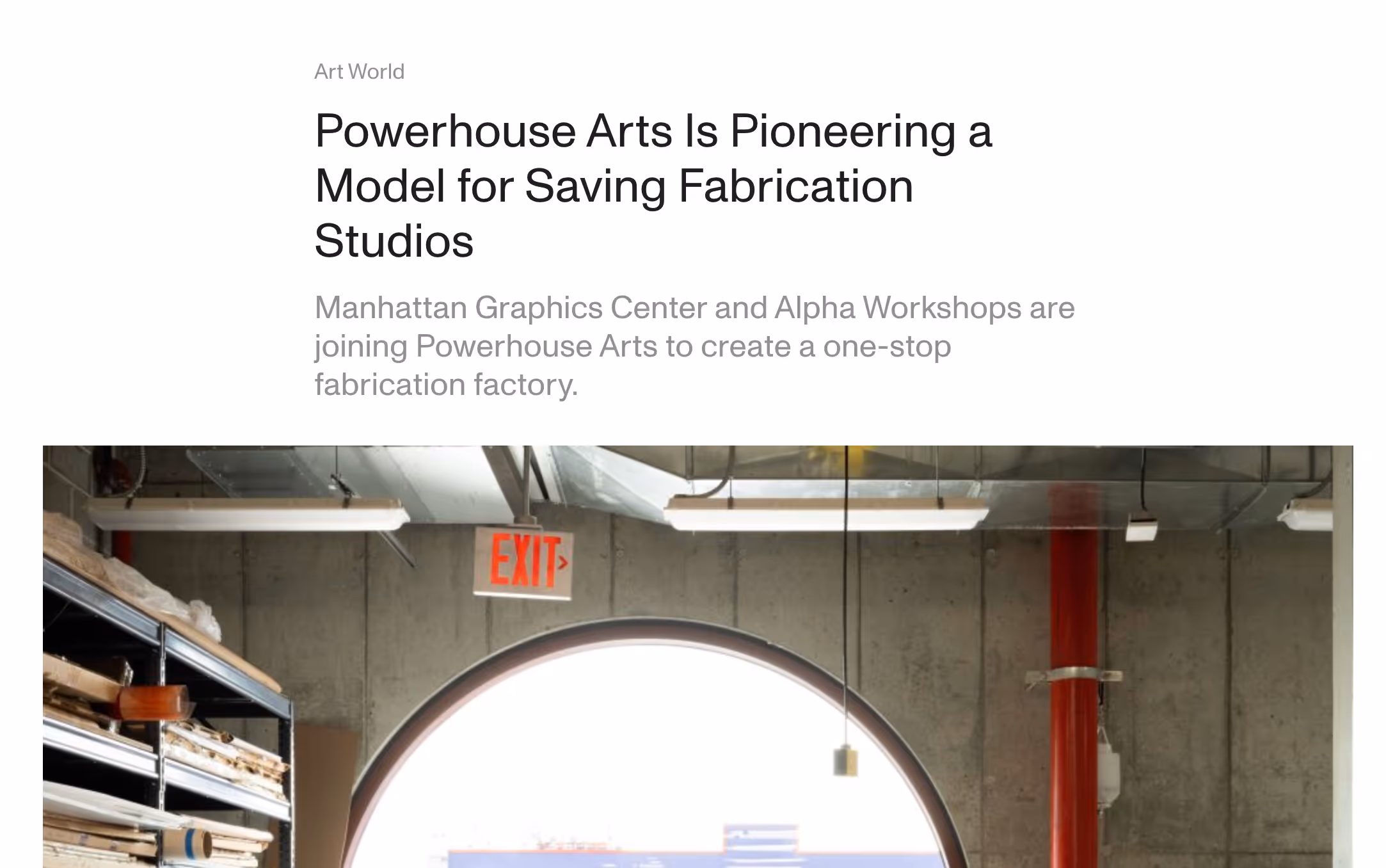 Powerhouse Arts Is Pioneering a Model for Saving Fabrication Studios