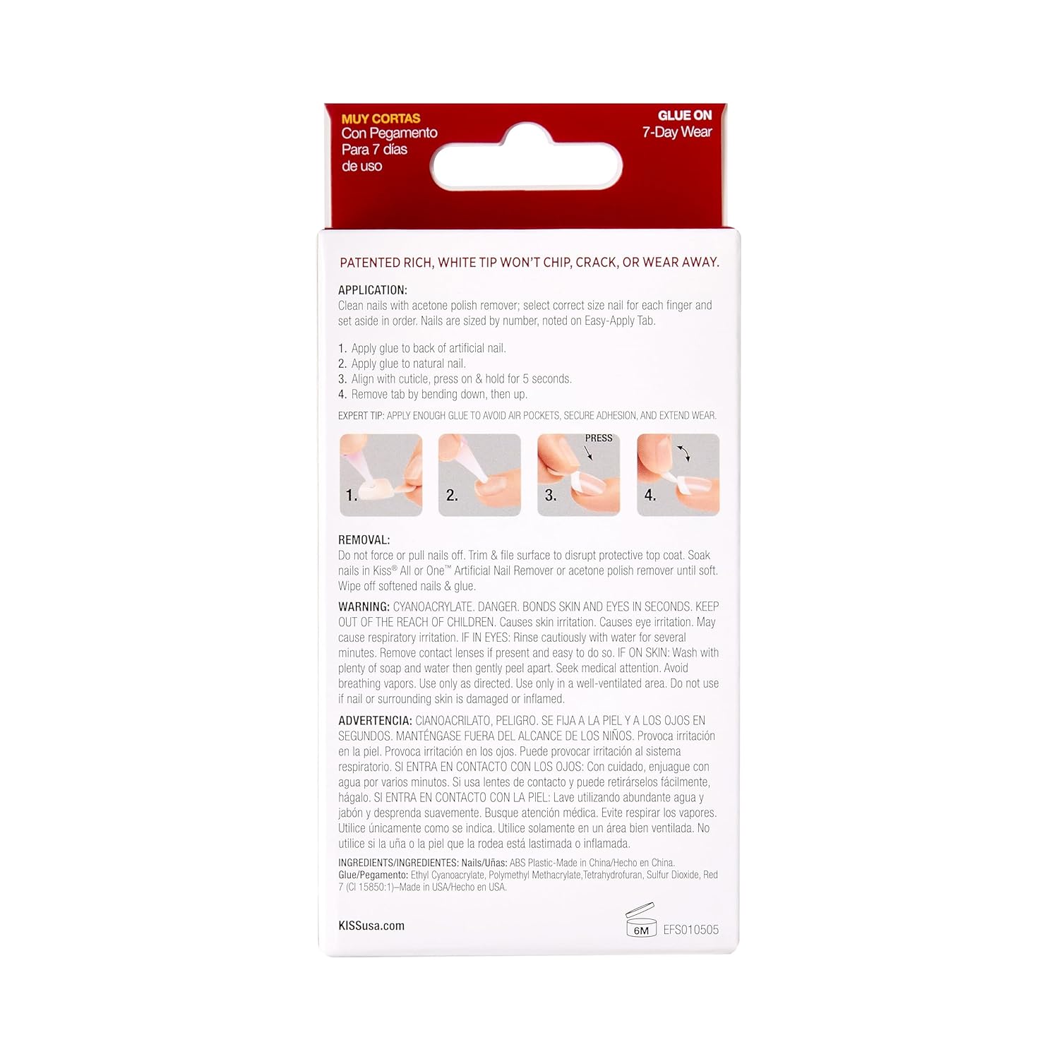 Kiss Everlasting French Nails Kit
