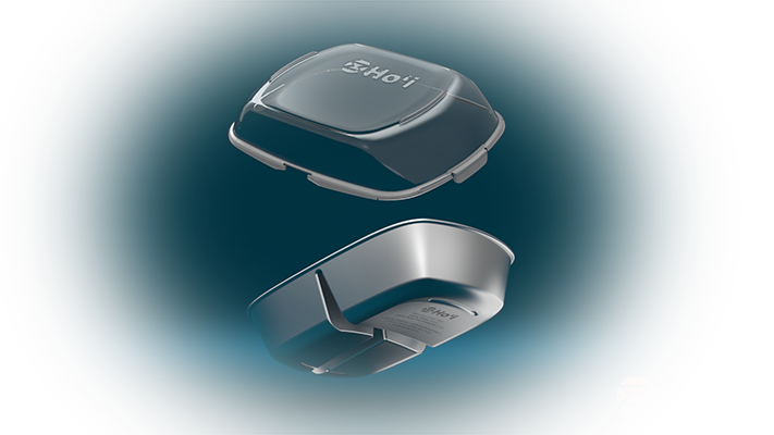 Image of takeout food in reusable foodware with