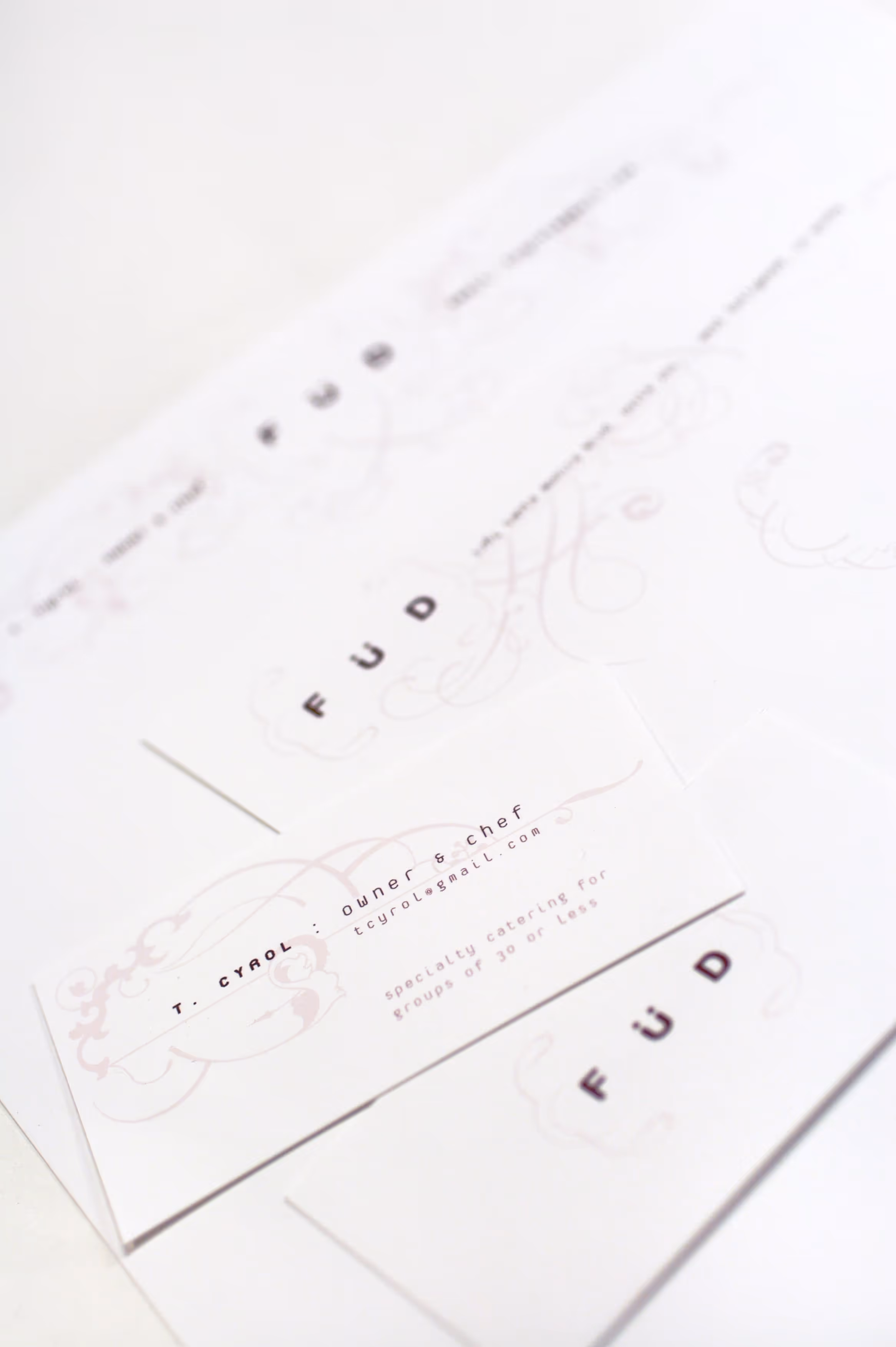 FUD collateral close up shot