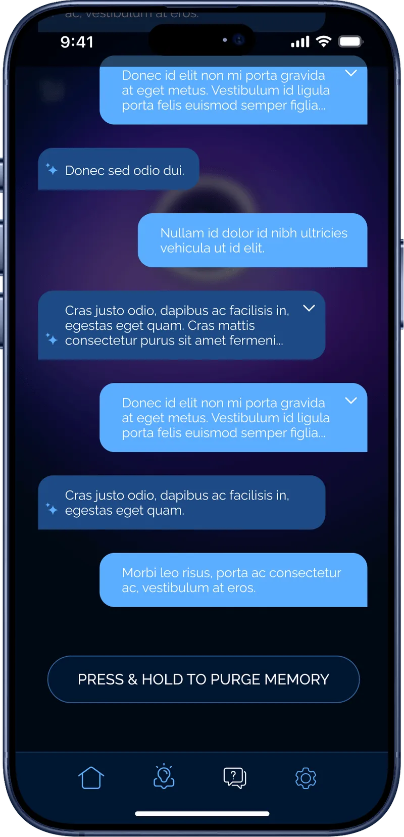 Minerva Screen showing transcipt