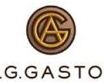 Circular logo with stylized letters A and G intertwined inside a brown and gold circle.