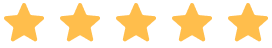 Five gold stars in a horizontal row representing a five-star rating.