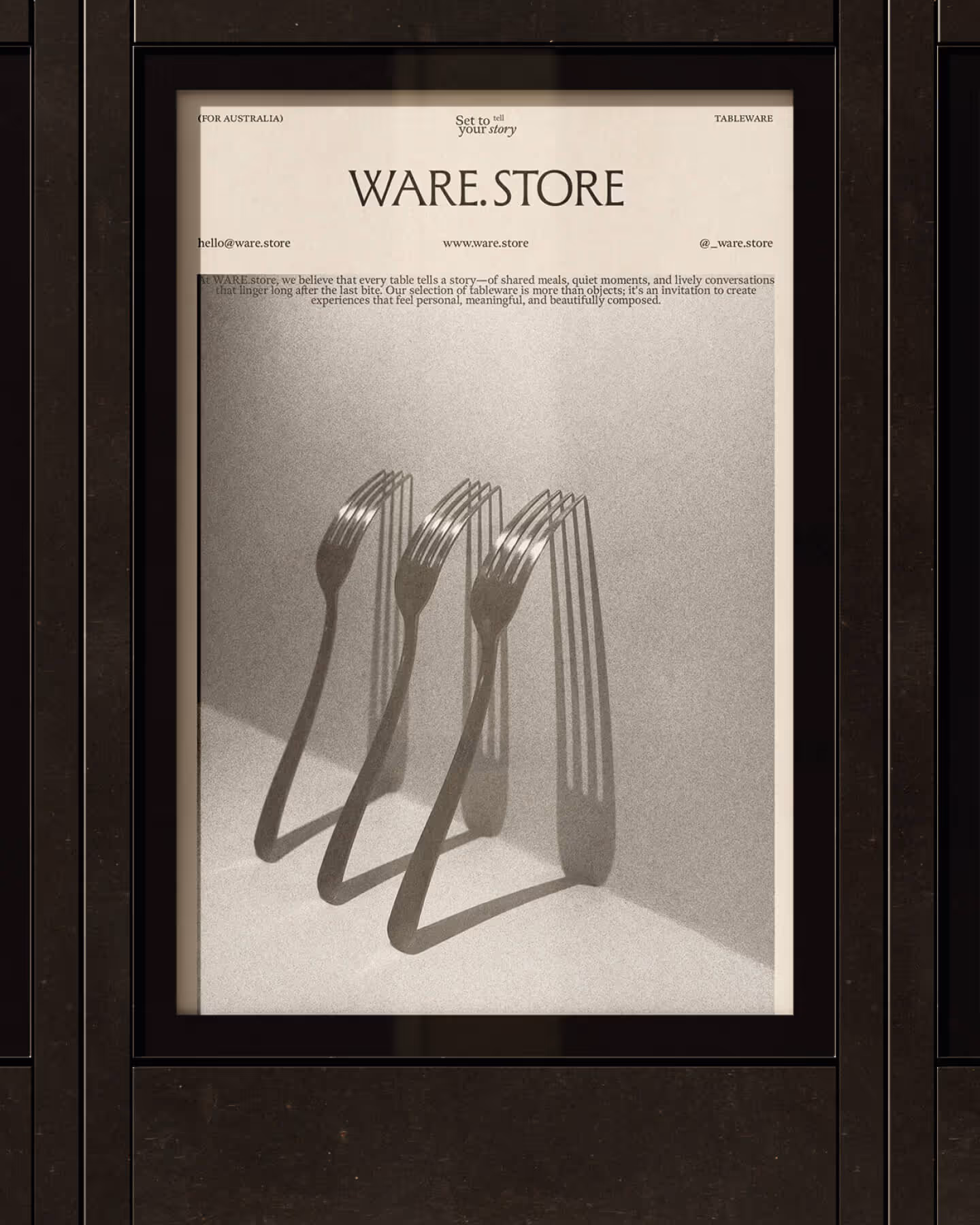 Ware.Store, Visual Identity by Zita Fernandez