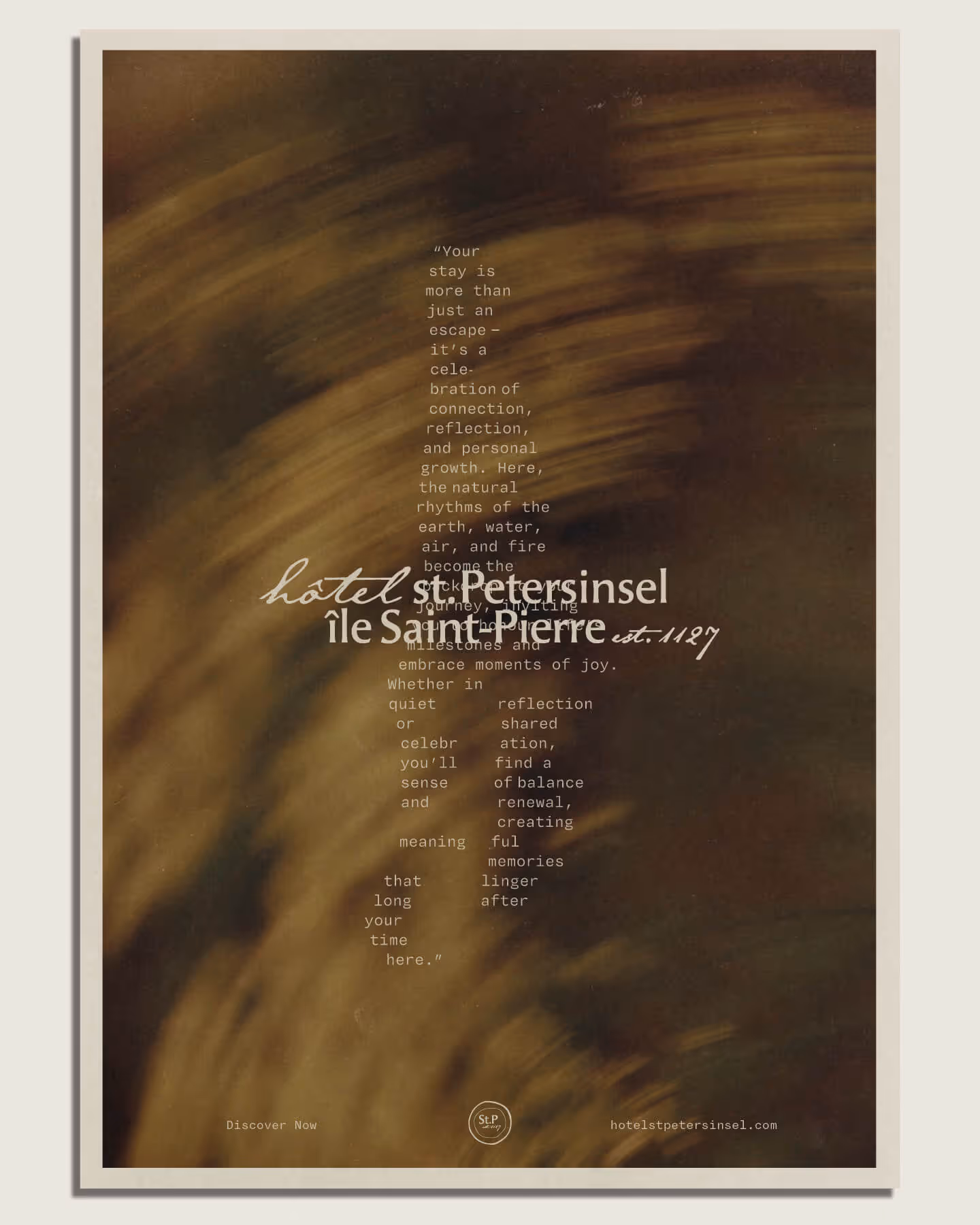 Hotel St.Petersinsel, Visual Identity by Zita Fernandez