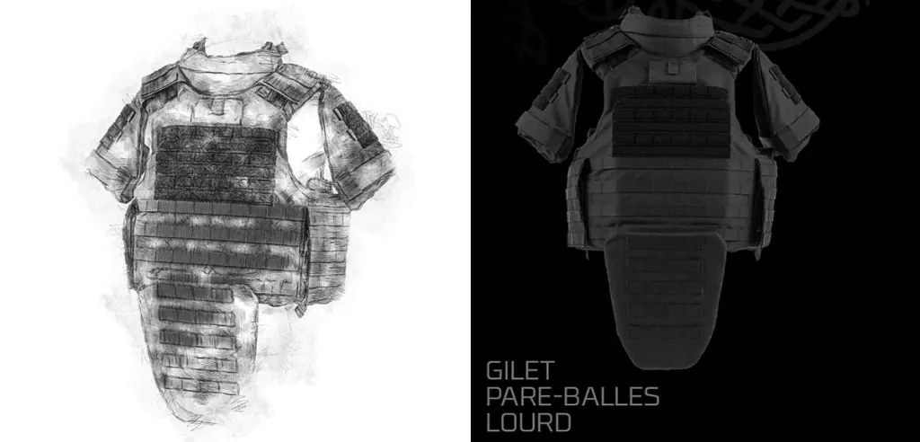 Bullet-proof vest for french anti-terrorism and security personnel