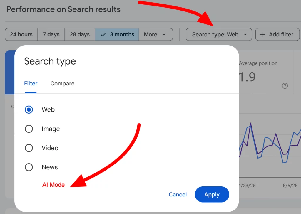 IA Mode Google Search Console