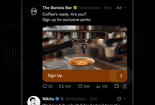X lead gen ads