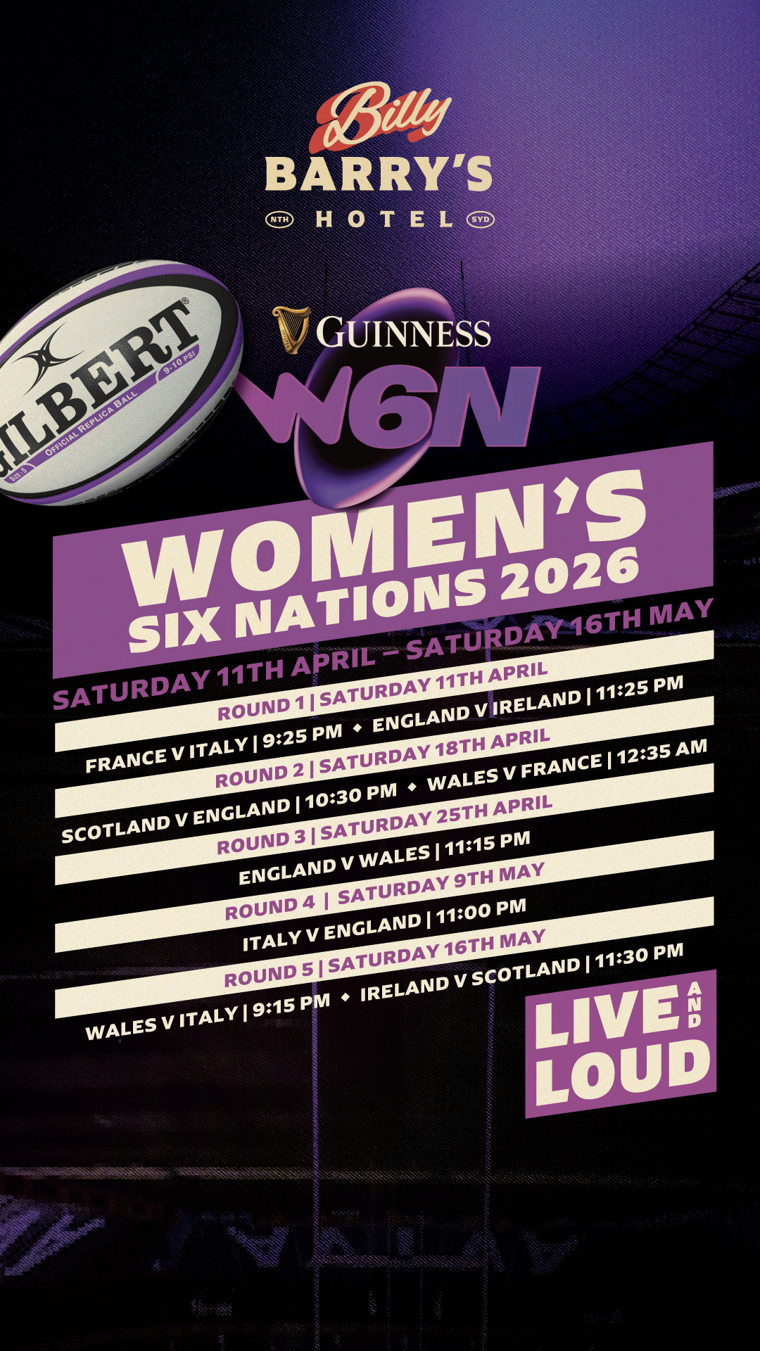 Women's Six Nations 2026