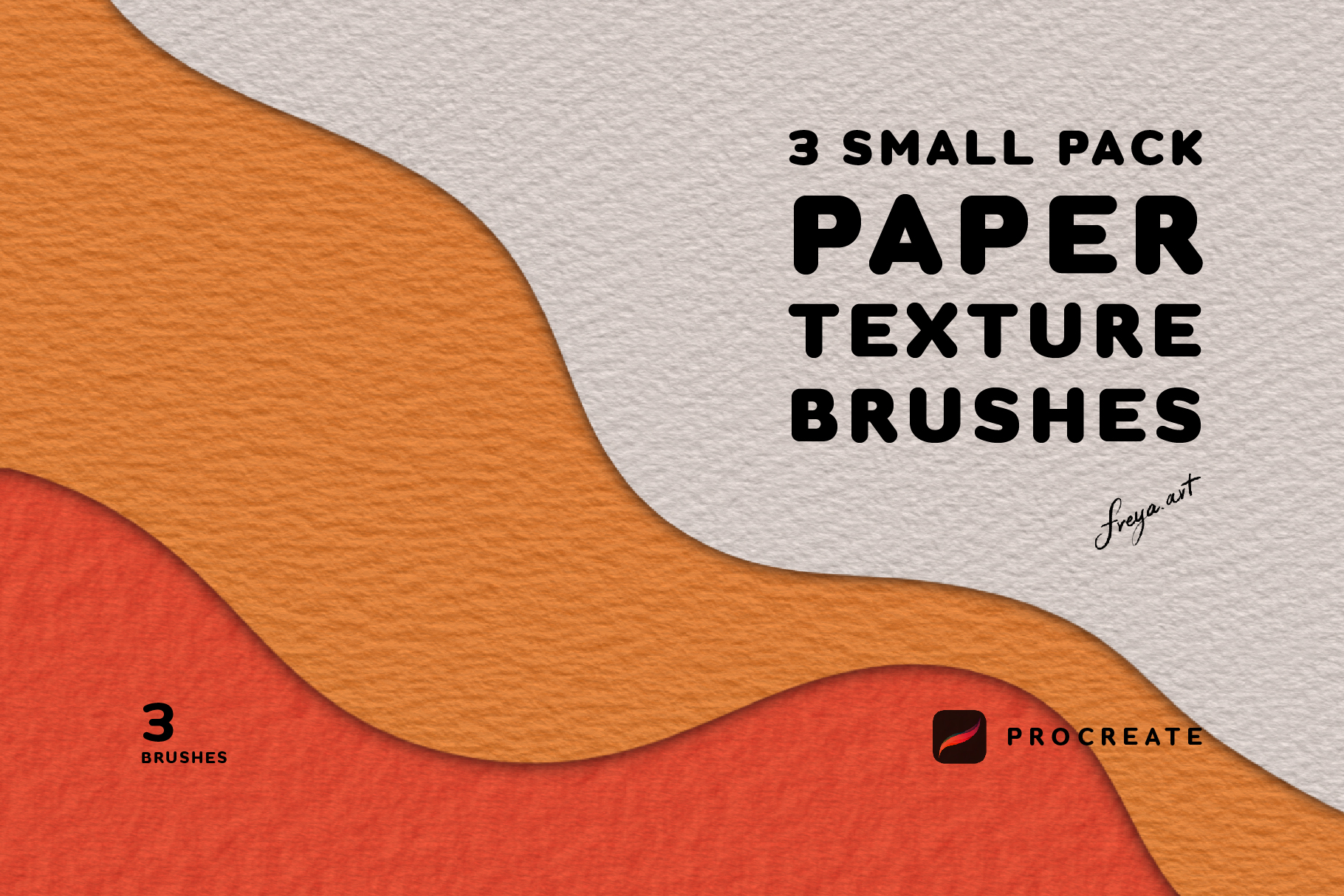 Procreate Paper Brush | 3 Paper Texture Procreate Brushes