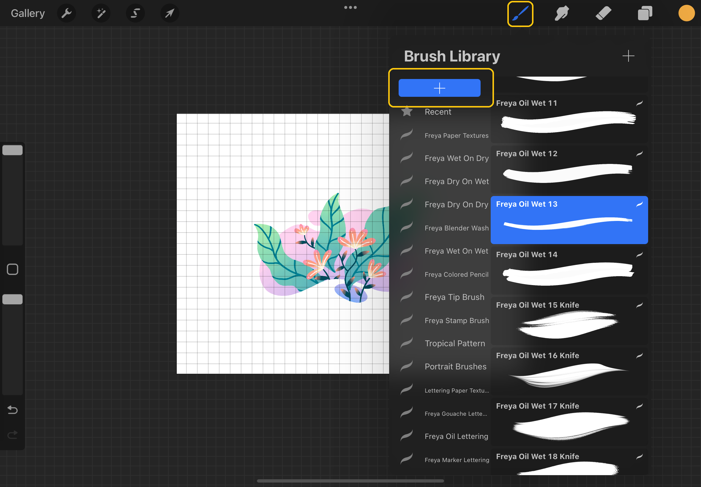 Procreate tip #5: Make your own custom brush set