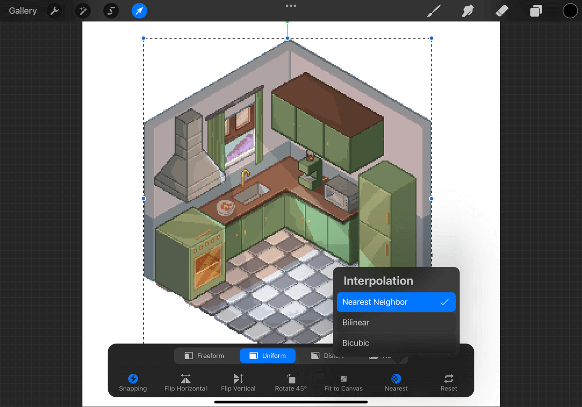 Export Trick for Procreate Pixel Art
