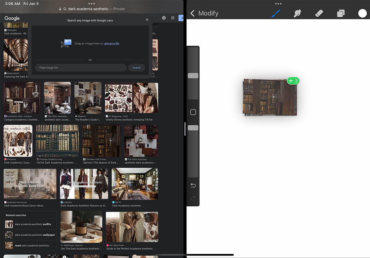 Import multiple photos from Google