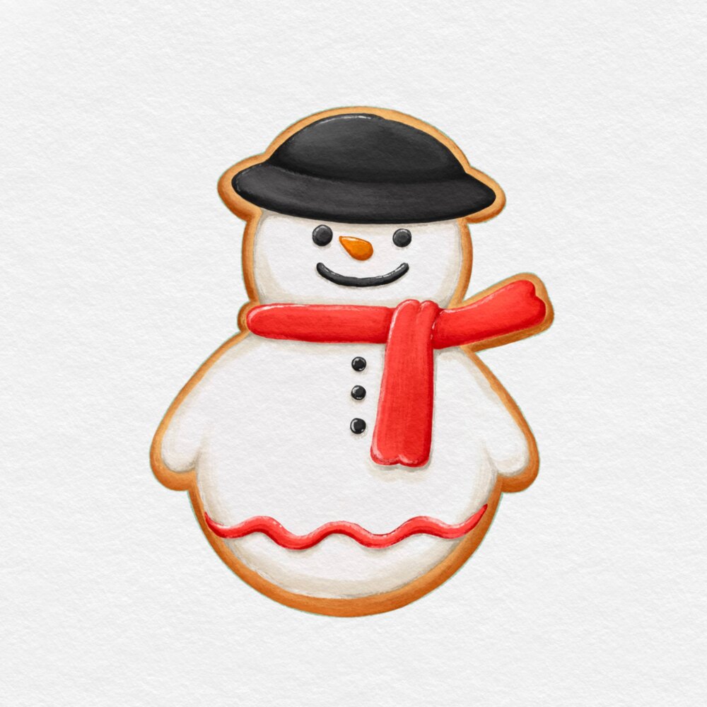 Cute Gingerbread Man Tutorial for Procreate