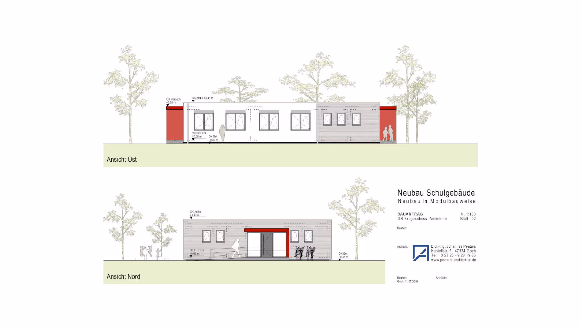 Neubau einer Erweiterung für eine Sonderschule
