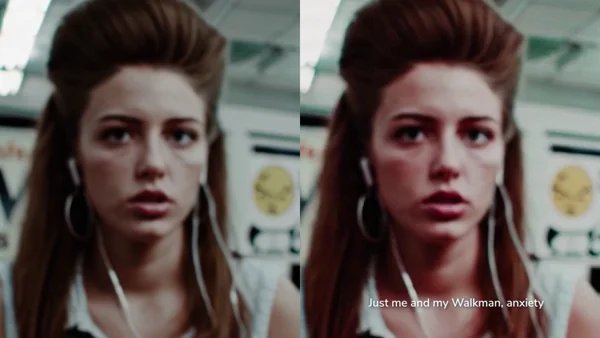 Side-by-side comparison of the raw Sora output and the final color-corrected, refined version.