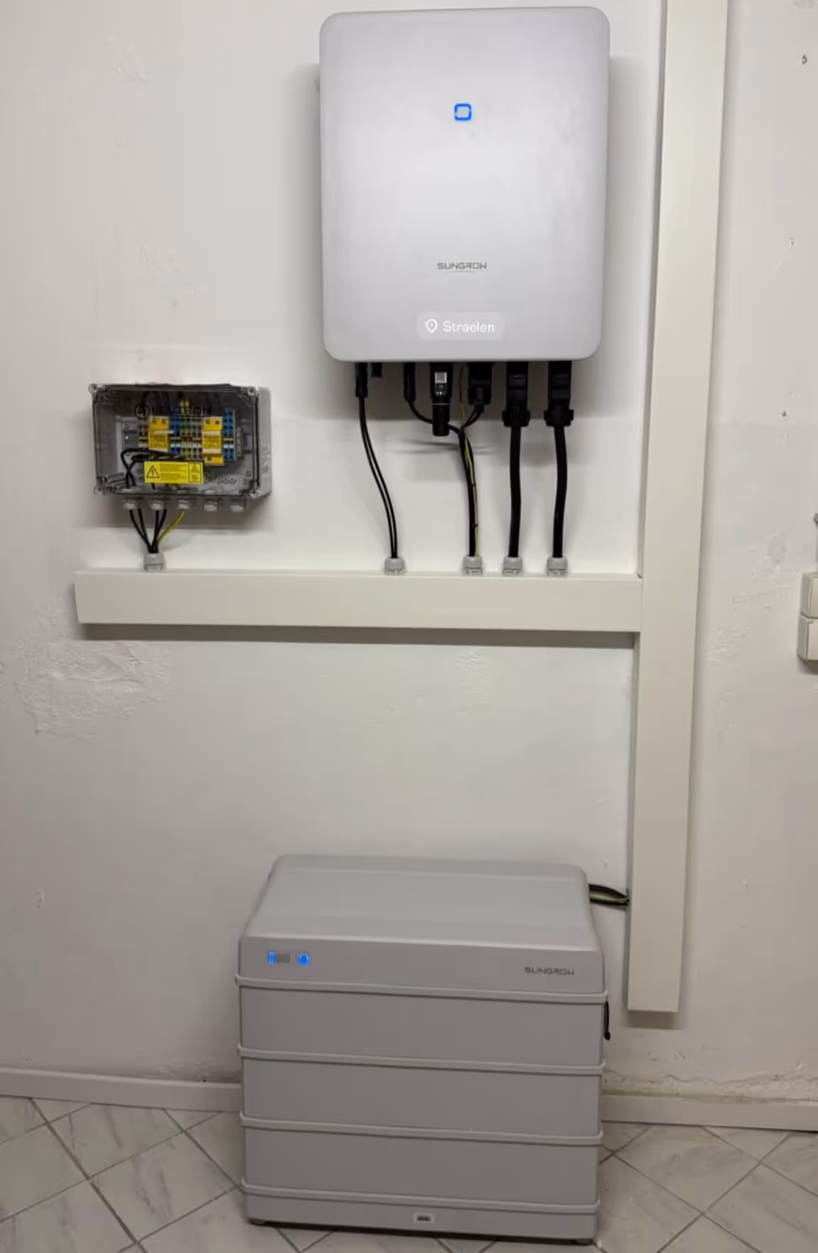 Sungrow Speicherlösung in Straelen mit 19,2 kWh Batterie