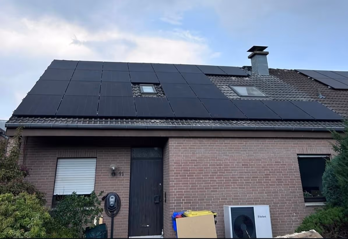 20 kWp PV-Anlage mit 11 kW Wallbox und Wärmepumpe in Krefeld
