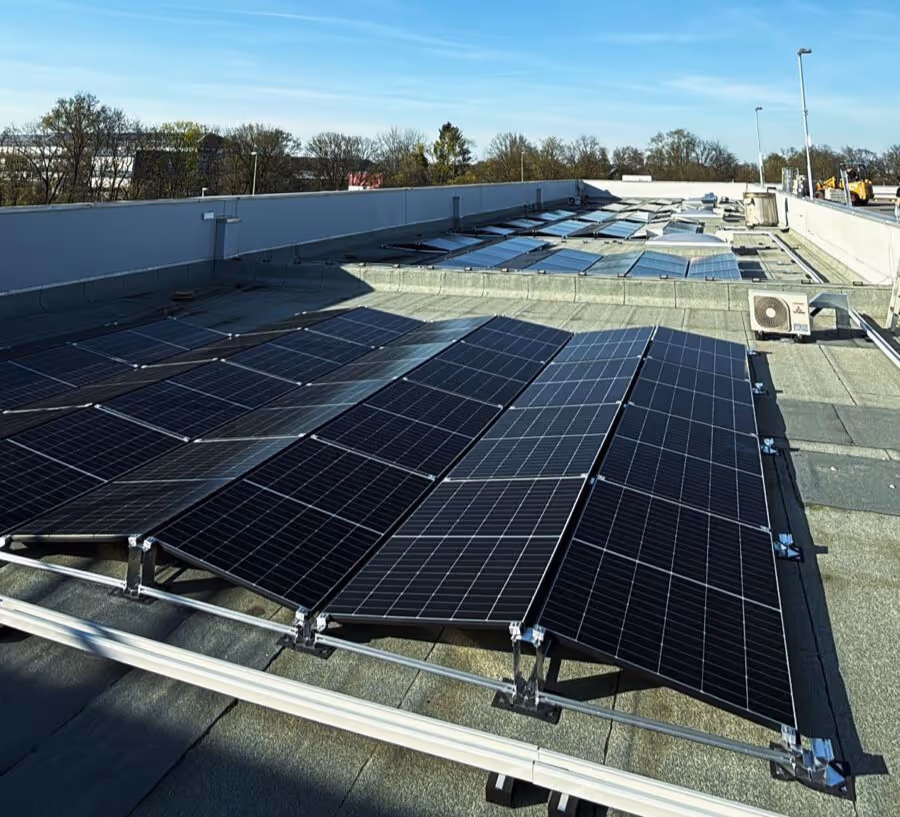 Edeka Kamp-Lintfort – 220 kWp Photovoltaikanlage in laufender Umsetzung