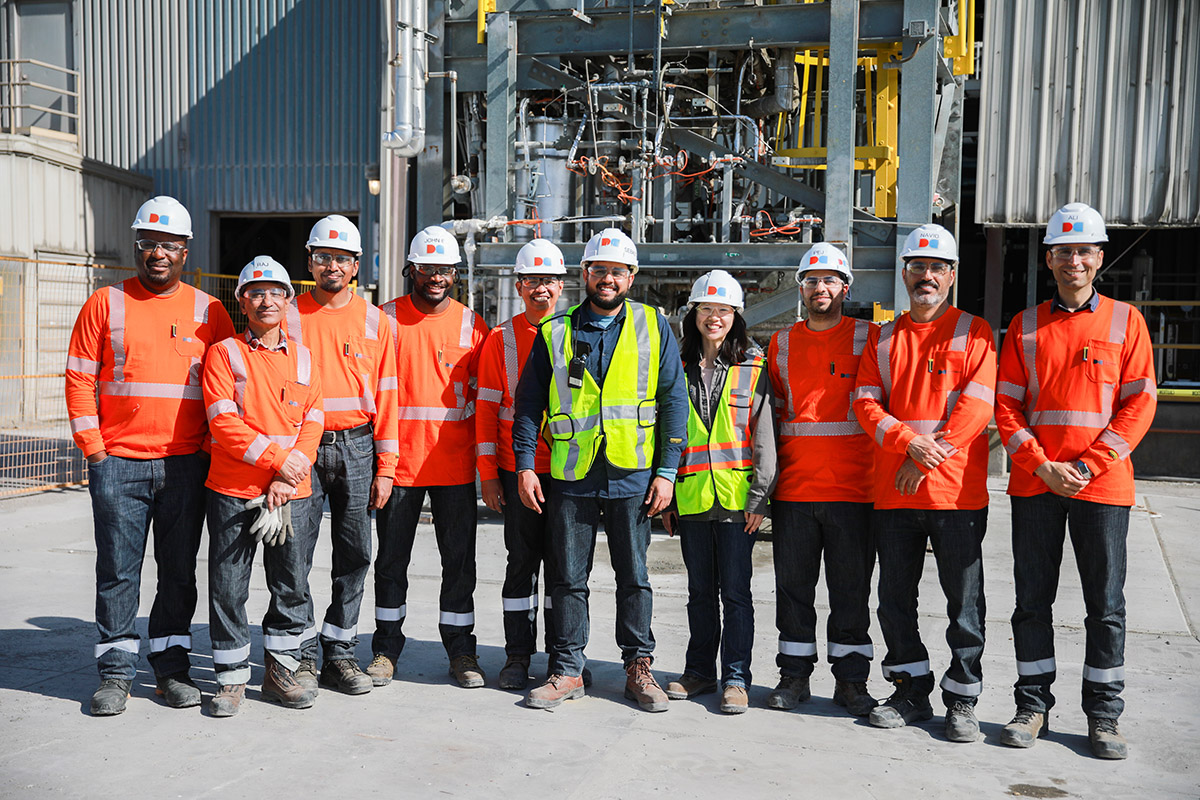Dimensional Energy team at Amrize Cement Plant