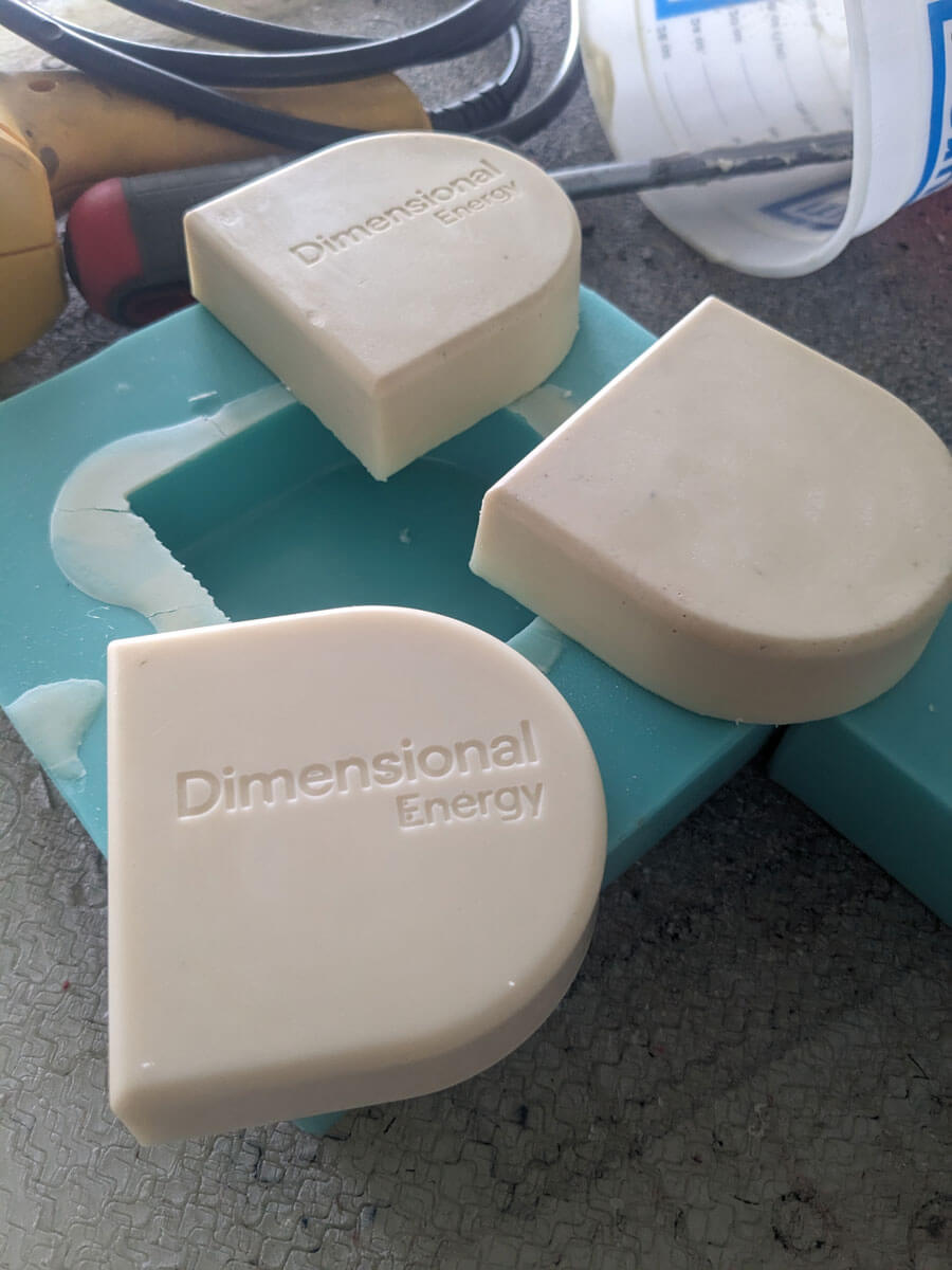 A man refuels an airplane with  Dimensional Energy eSAF.