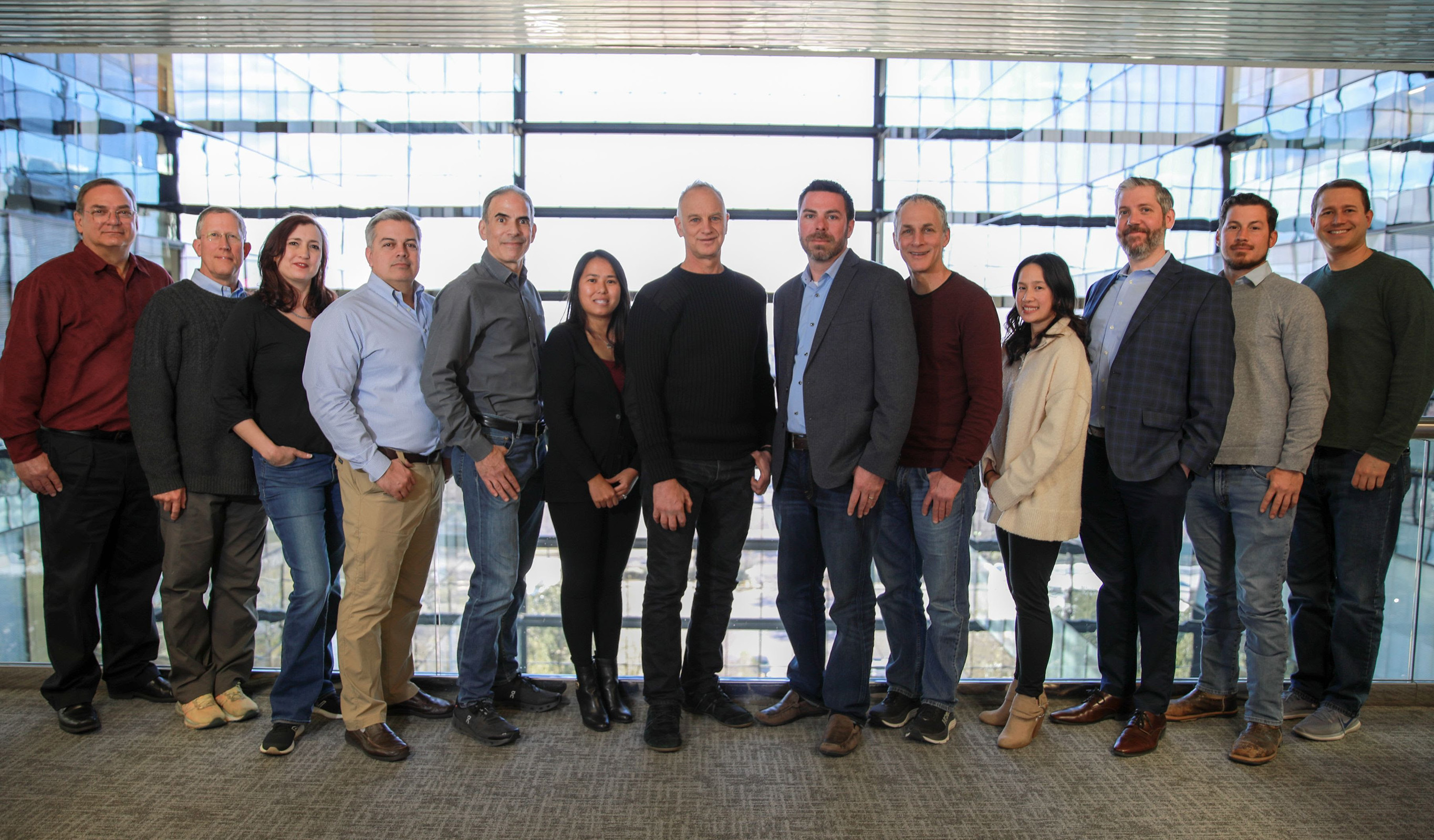 Our leadership team took a break from their long day of meetings at our recently established Houston office for a quick group photo.