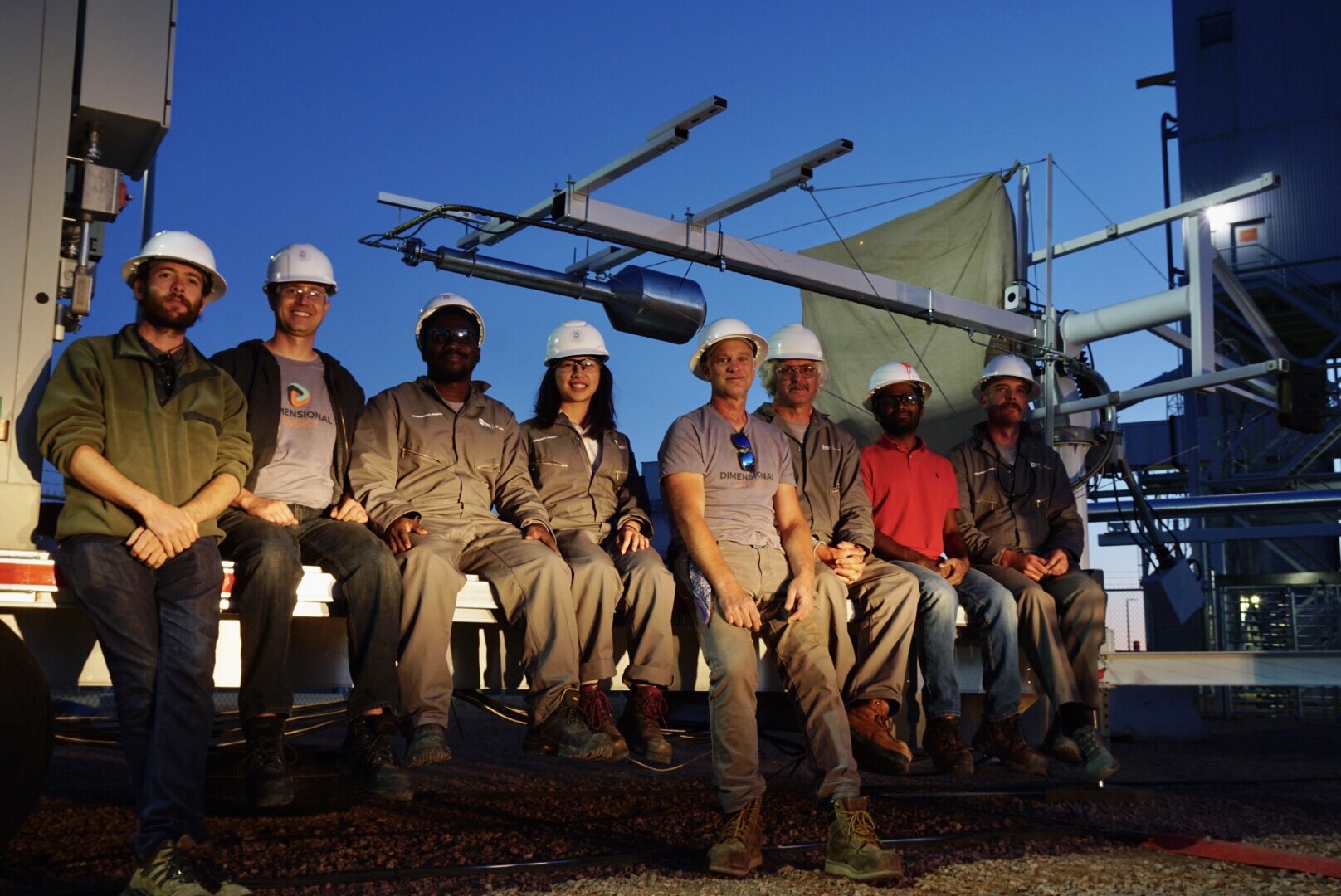 Family portrait at the end of commissioning. Huck and Brian headed home the next morning and will be missed by the on-the-ground team over the next couple months of data collection. Brad and I are excited to reconvene with them in Ithaca and plan fo…