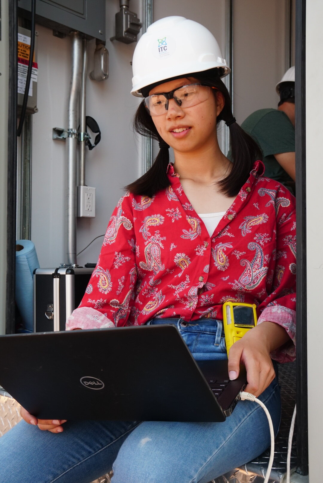 Adrienne put the final touches on our Standard Operating Procedure before leading the group through safety inspection.