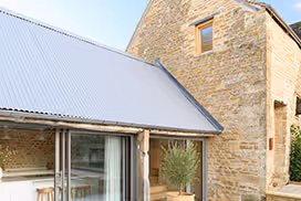 The Cowshed exterior side on view