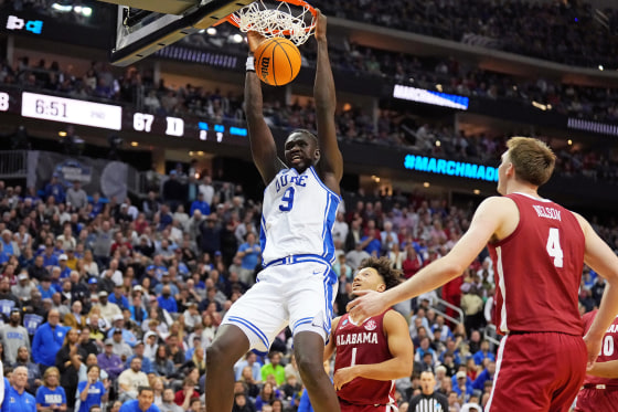 NCAA Basketball: NCAA Tournament East Regional-Alabama at Duke Khaman Maluach
