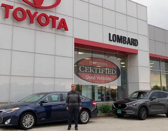 A Picture of MAS Owner at Toyota Lombard USA.