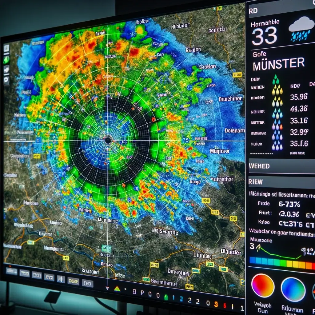 Regenradar Münster