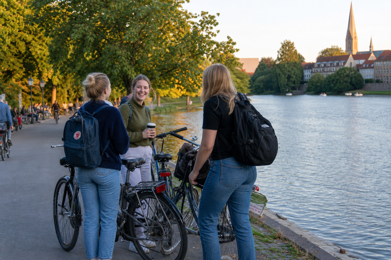 Studentenunterkunft am See: Lernen am Aasee