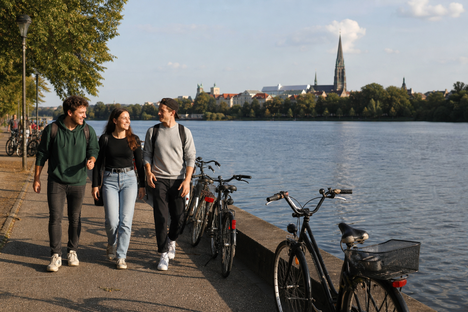 Besuch in Münster: 24h-Route ab Aasee