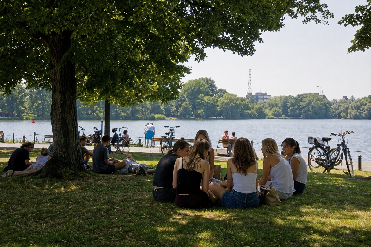 Hitzetag in Münster: kühle Studi-Orte