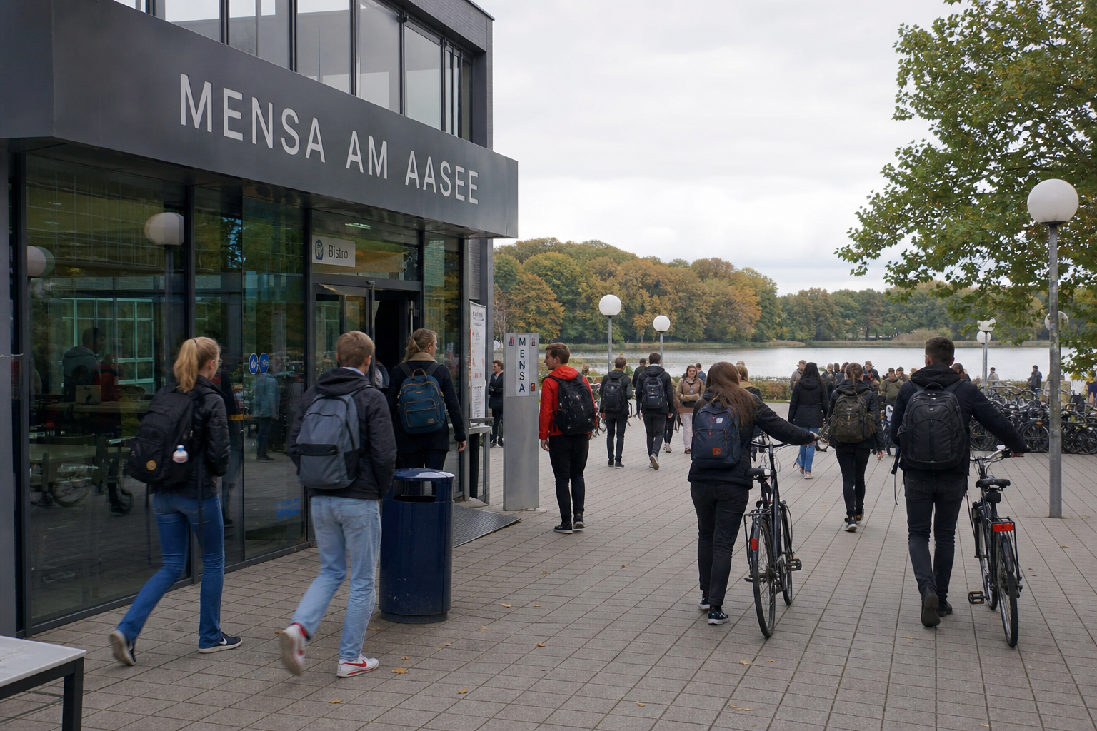 Mensa-Hopping in Münster ab Aasee