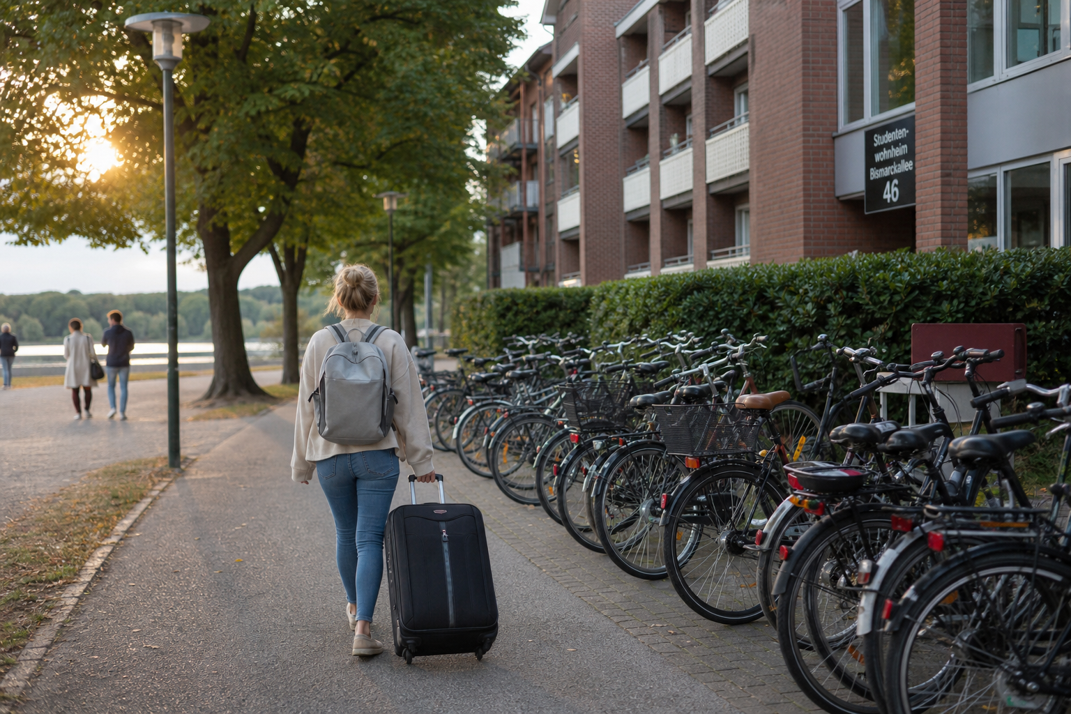 Möbliertes Zimmer in Münster: Aasee-Check