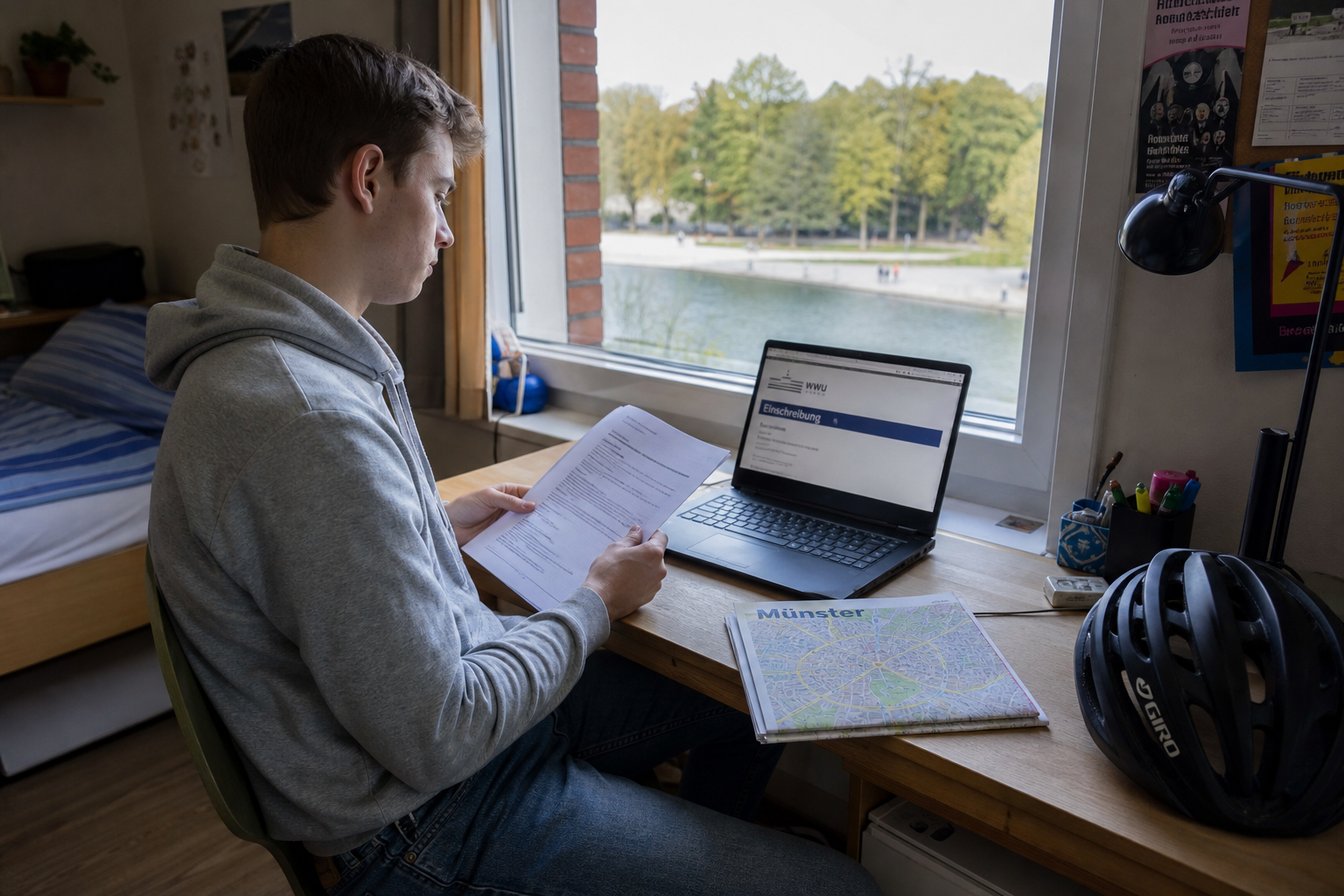 Einschreibung Wintersemester: Münster-Plan
