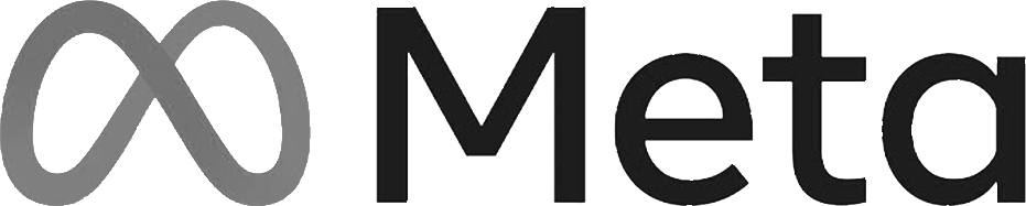 Meta company logo with a gray infinity loop symbol and black text reading 'Meta'.