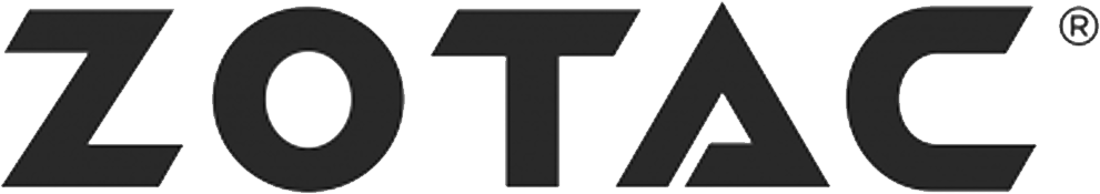 ZOTAC brand logo with registered trademark symbol.