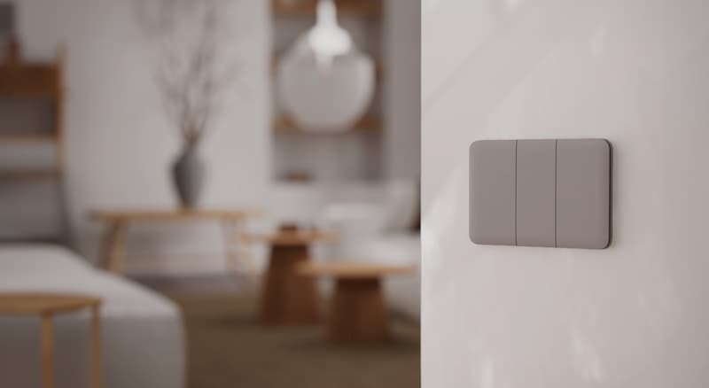 Ajax smart light switch installed in a modern home for comfort automation and integrated security control