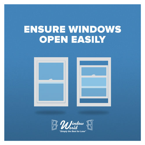 Ensure Windows Open Easily