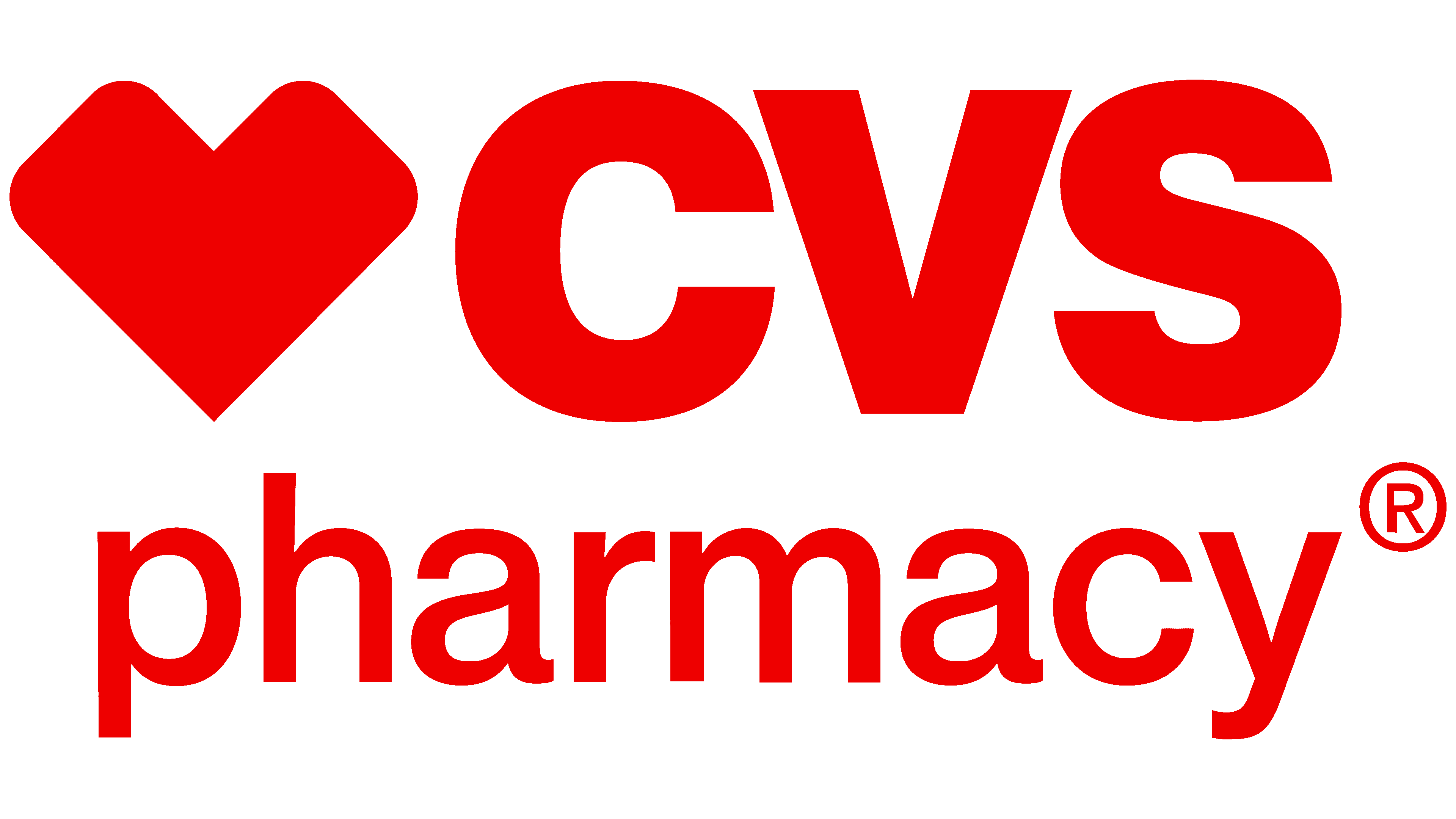 CVS pharmacy logo with a red heart symbol followed by red text reading CVS and the word pharmacy below.