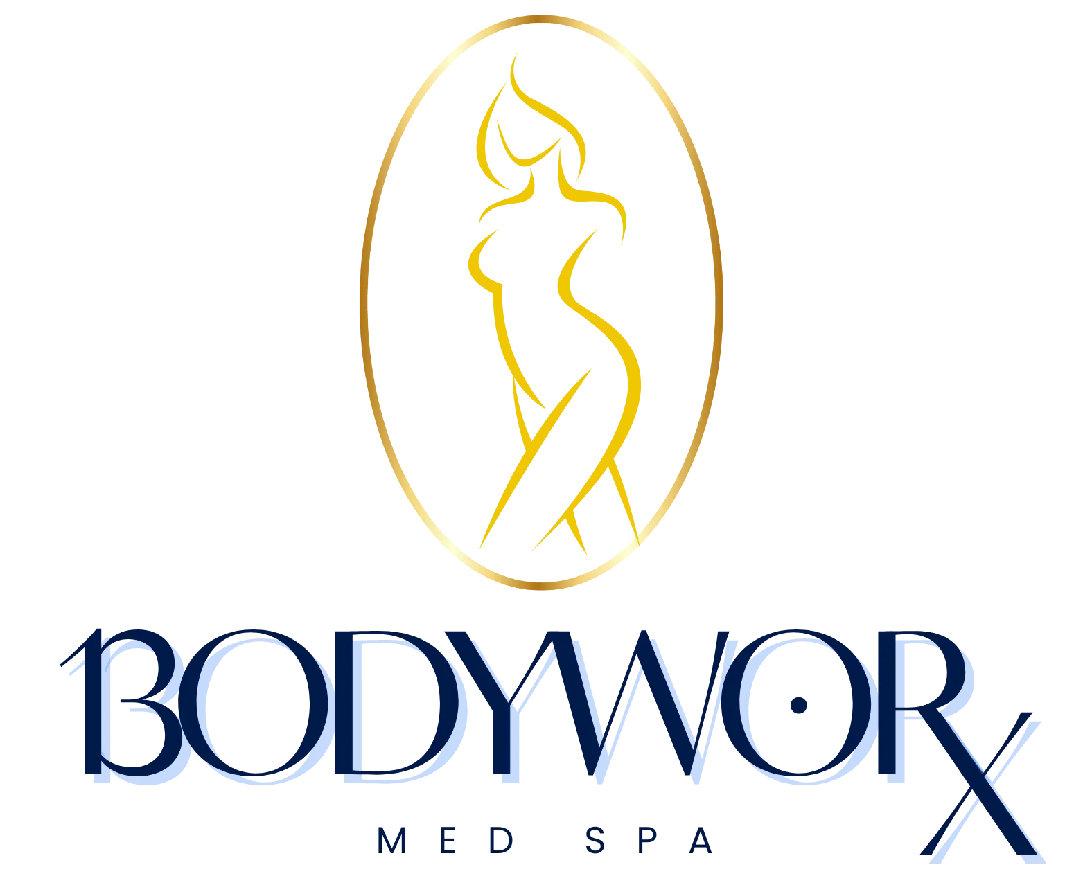 The logo for bodyworx med spa.