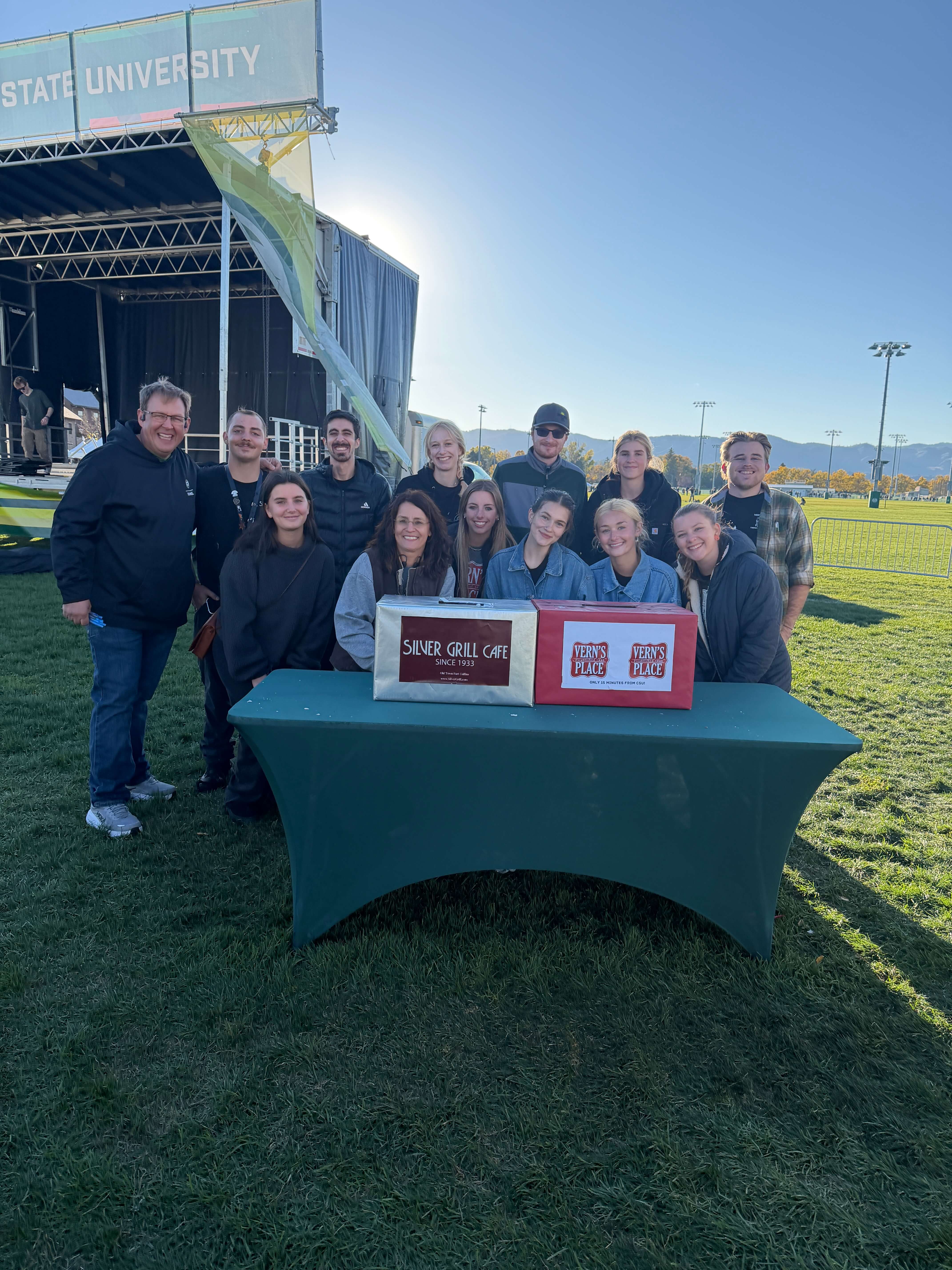 The silver grill cream at an event in Fort Collins Colorado at Colorado State university. 