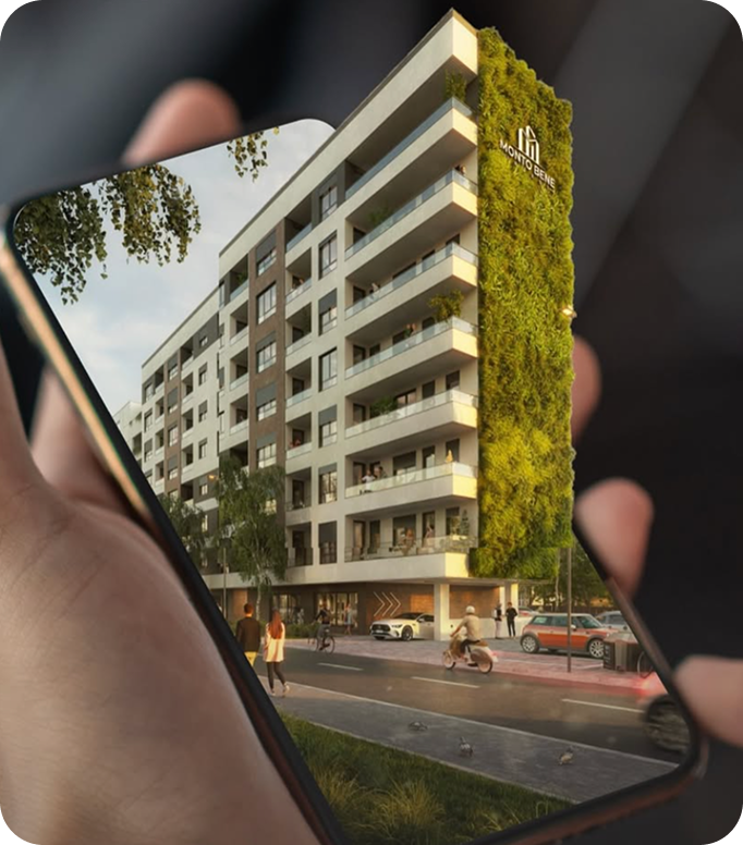 Open menu with a green page listing vitamin juices and prices in Serbian, next to a cartoon black fox wearing red boots holding a glass, on a wooden table with a person's hand nearby.