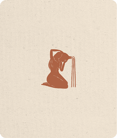 Spotted dog sitting next to a beige packet labeled 'ANXIES supplementation for anxious pups with marihuana' on a yellow background.