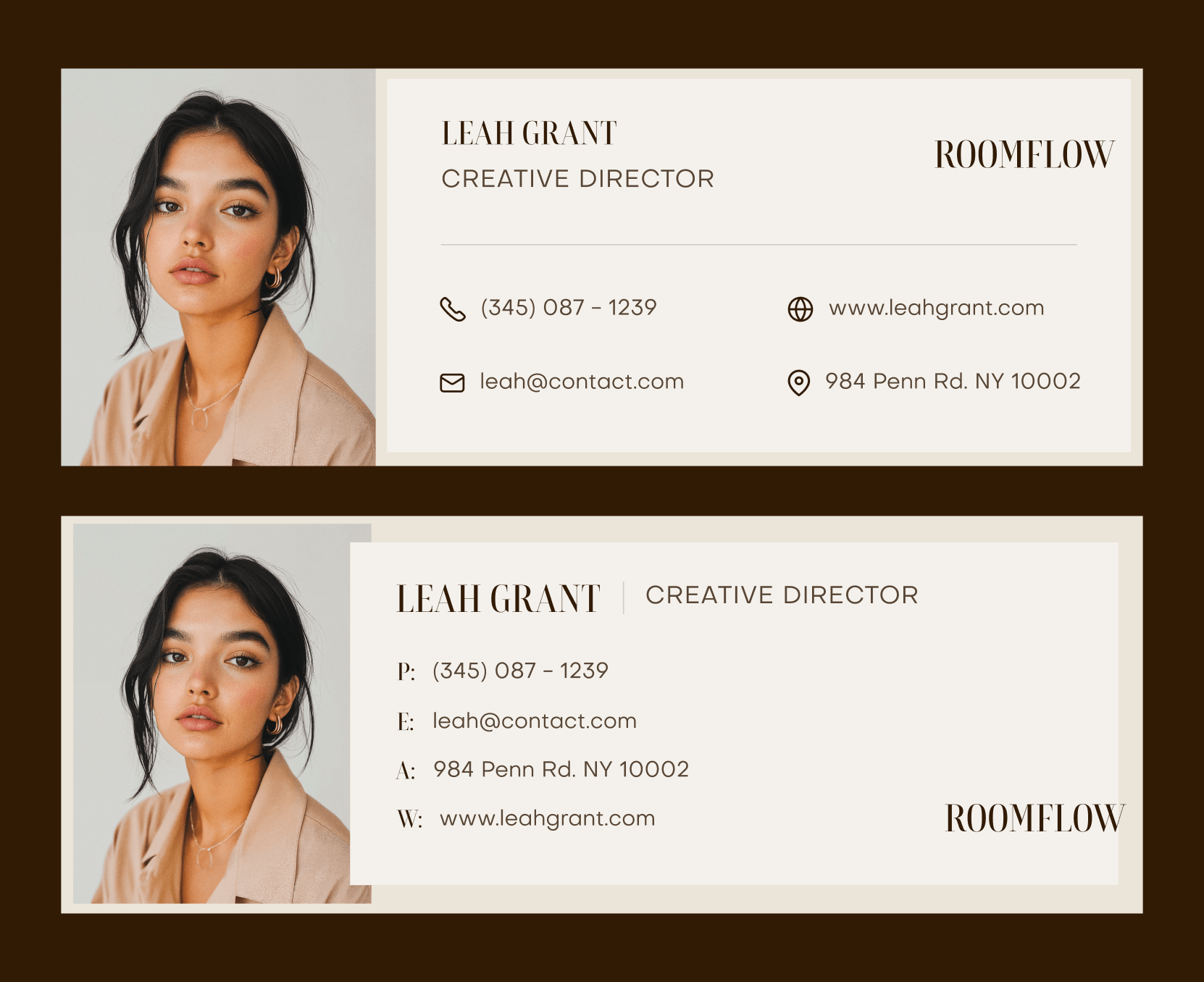 RoomFlow - Email Signature - Interior Design Webflow Template | BRIX Templates