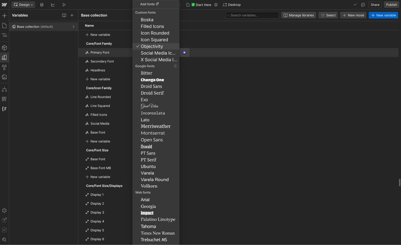 Typography - RoomFlow - Webflow Template | BRIX Templates